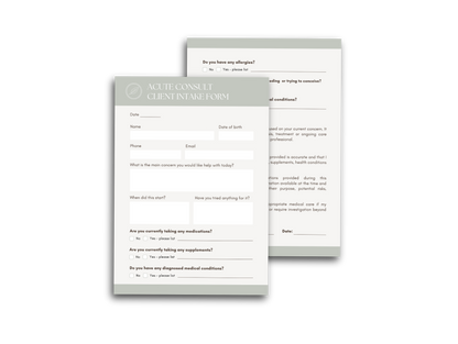 Acute Consult Forms
