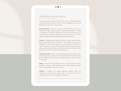 Client-ready anxiety patient guide for functional medicine practitioners