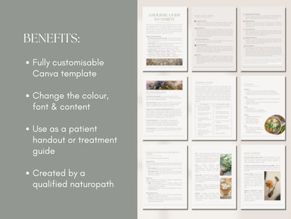 Pre-made anxiety patient booklet for supporting mental health and emotional well-being