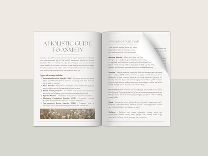 Anxiety patient booklet for naturopaths and functional medicine practitioners