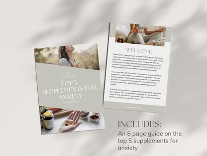 Best anxiety supplements free guide for holistic health practitioners