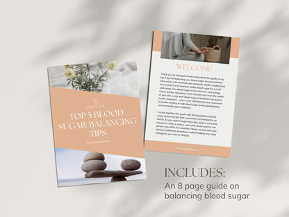 naturopath blood sugar lead magnet