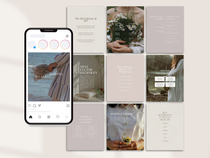 Fertility Instagram Canva Templates