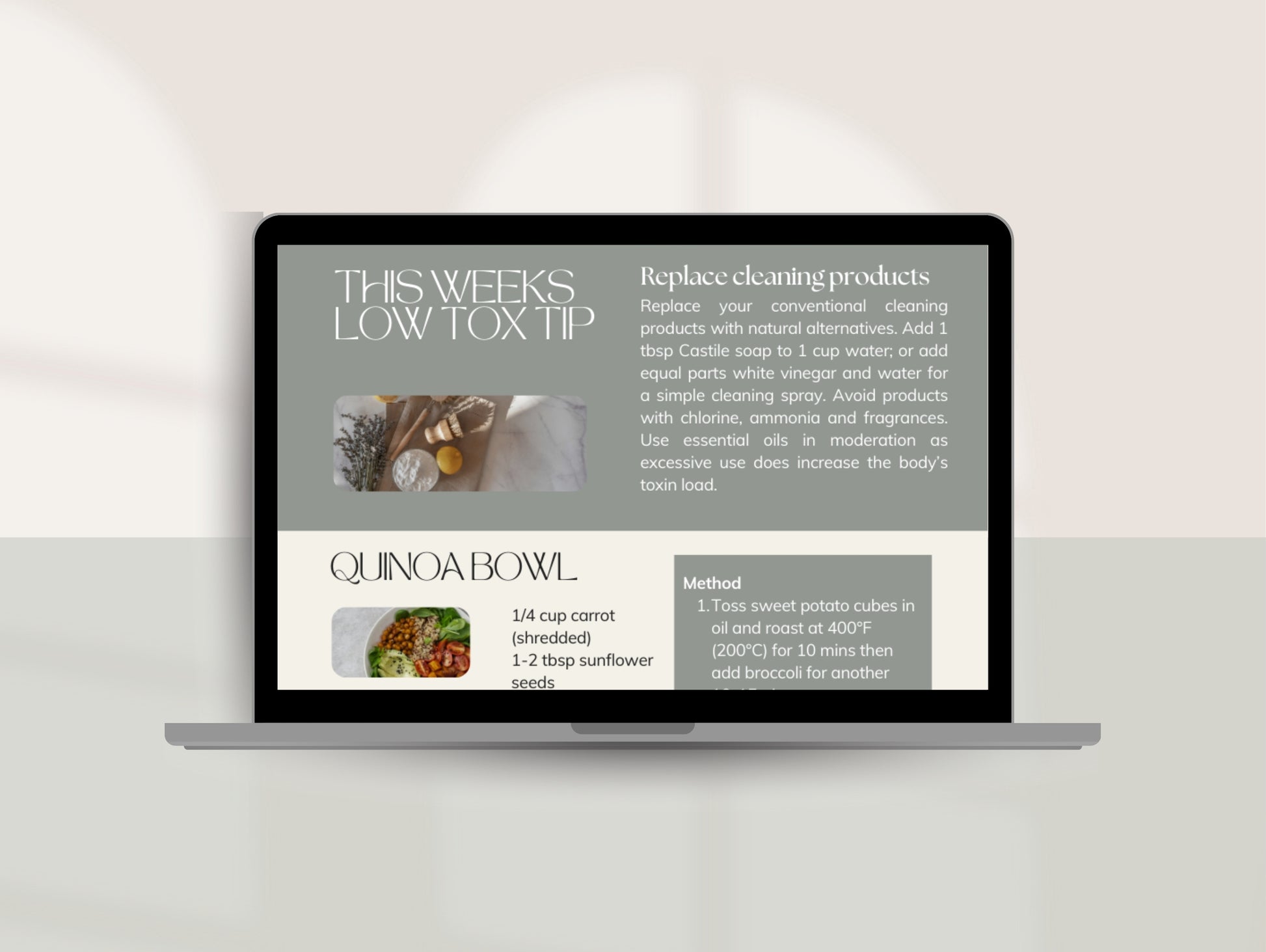 White-label detox email content for holistic health and passive income