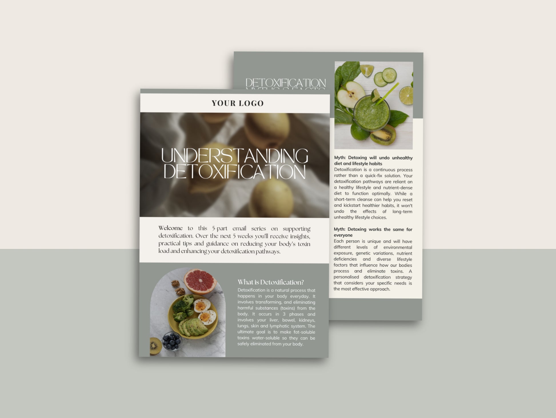 Detoxification email series for naturopaths and wellness professionals