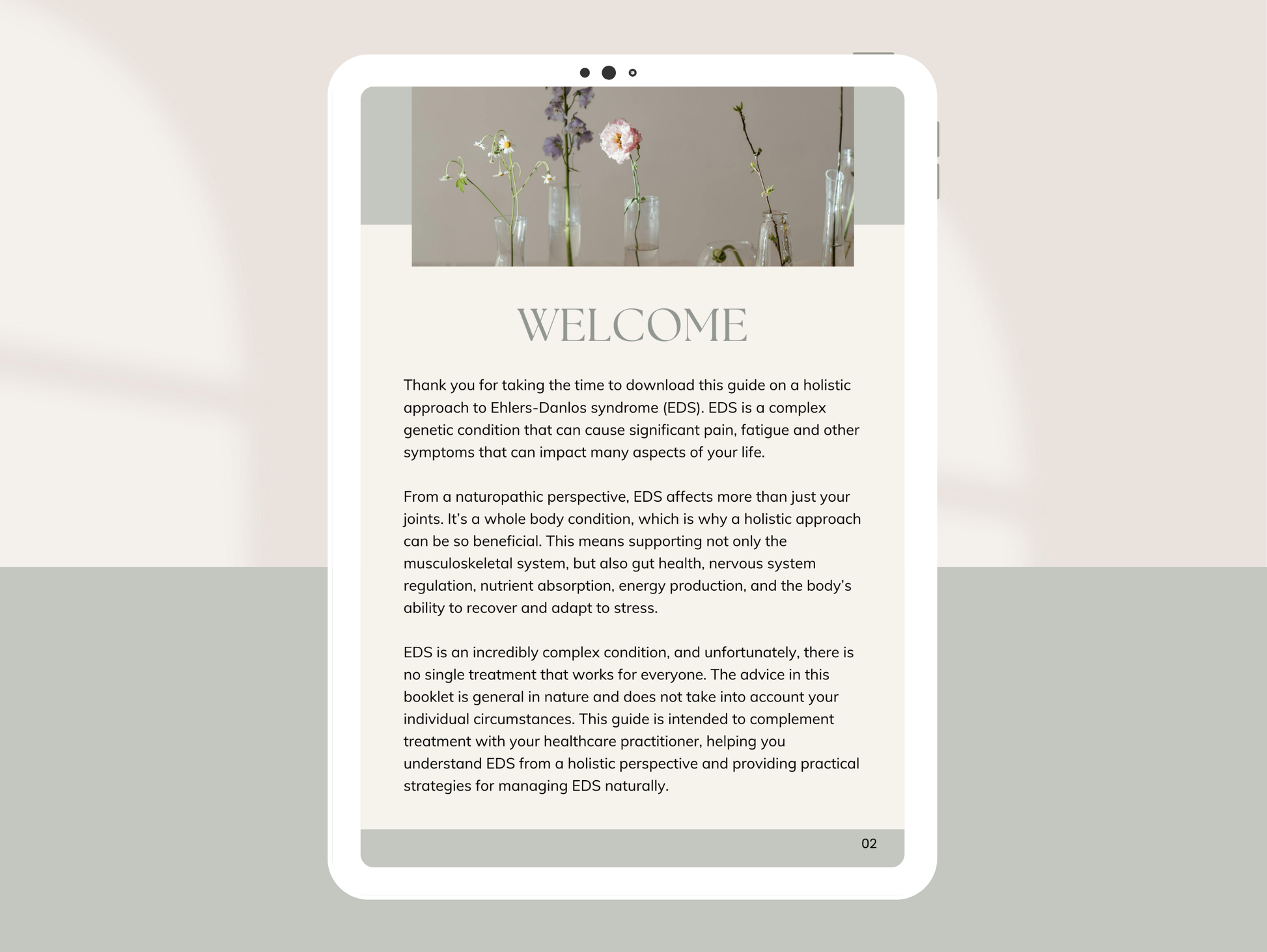 Customizable Ehlers-Danlos patient resource Canva