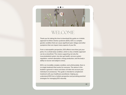 Customizable Ehlers-Danlos patient resource Canva