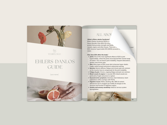 EDS patient handout Canva template for naturopaths