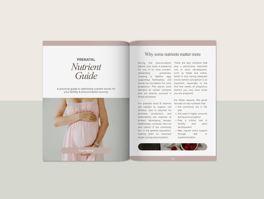 Prenatal Nutrient Guide