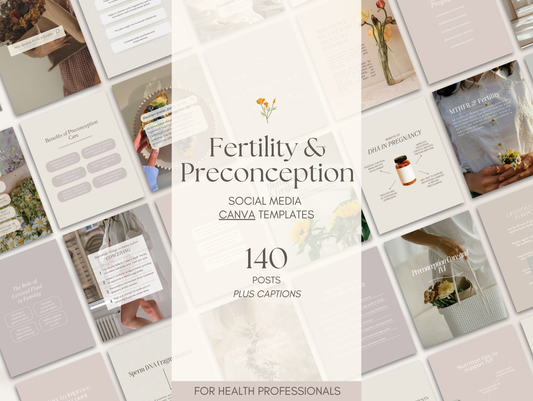 Fertility Instagram Canva Templates