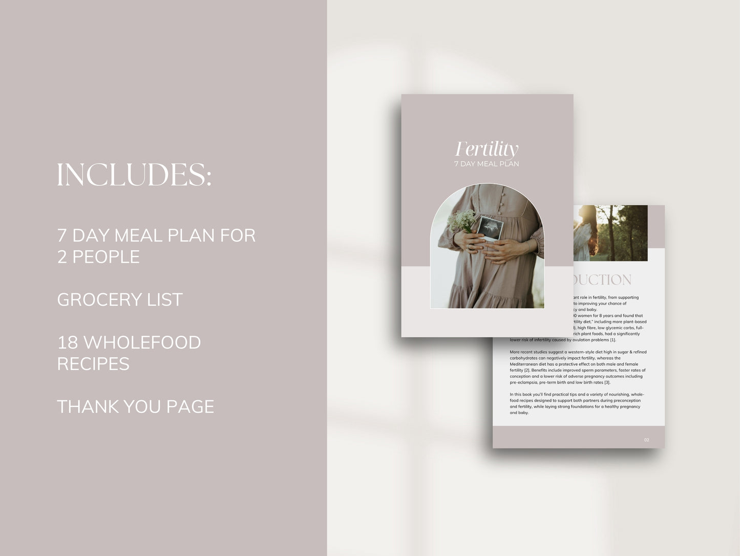 7 Day Fertility Meal Plan