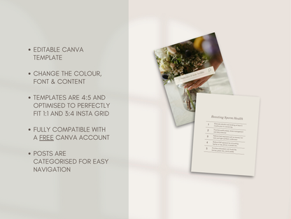 Fertility Instagram Canva Templates