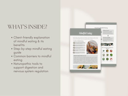 Mindful Eating Handout