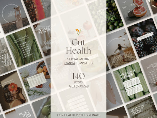 Gut Instagram Canva Templates - Aesthetic