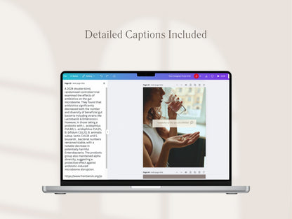 Gut Instagram Canva Templates - Aesthetic