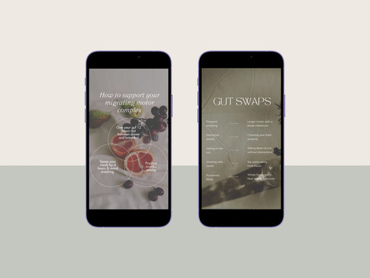 Gut health Instagram reels for naturopaths and nutritionists