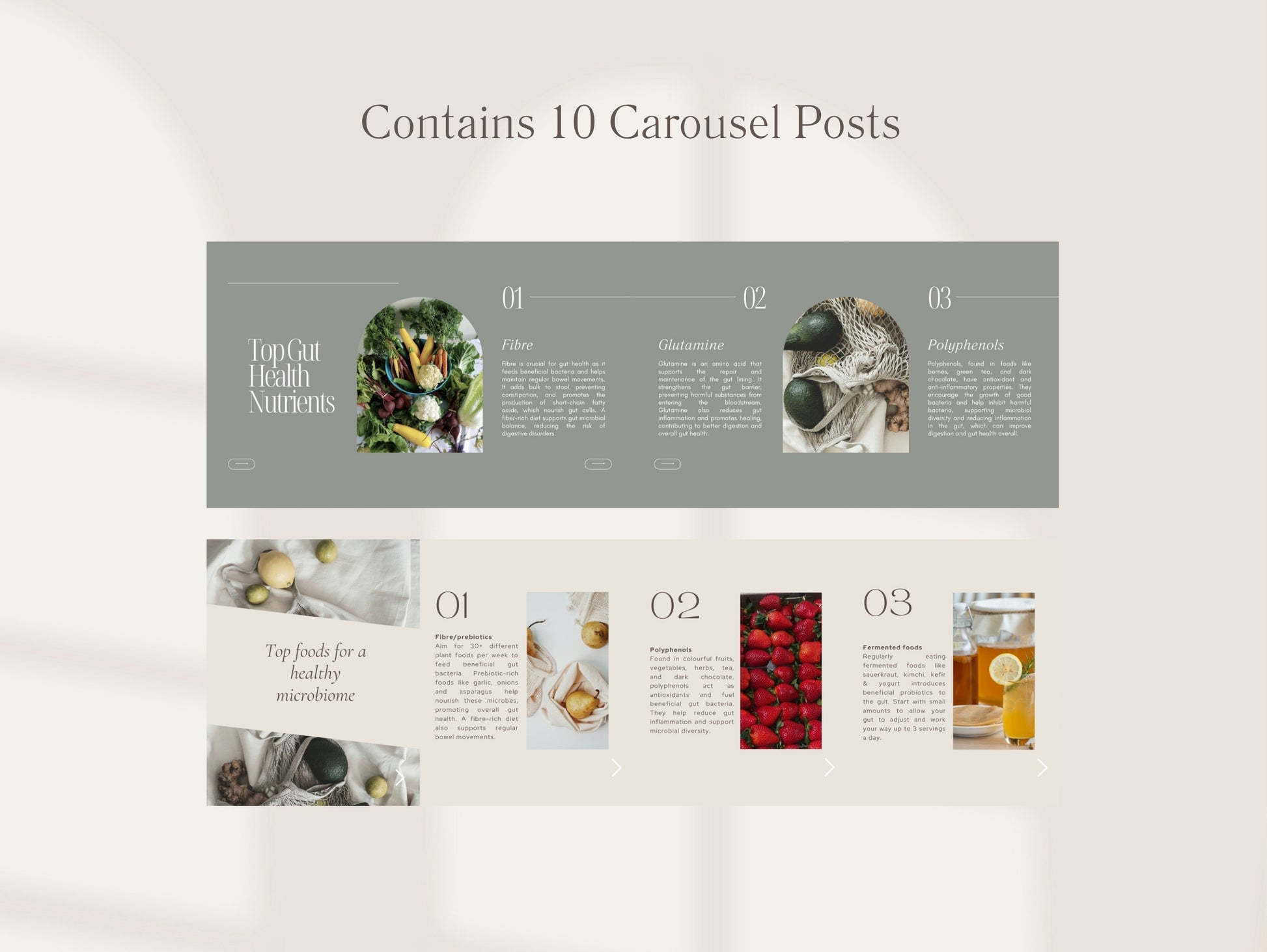 Client-ready SIBO, IBS, and microbiome social media posts for functional medicine practitioners