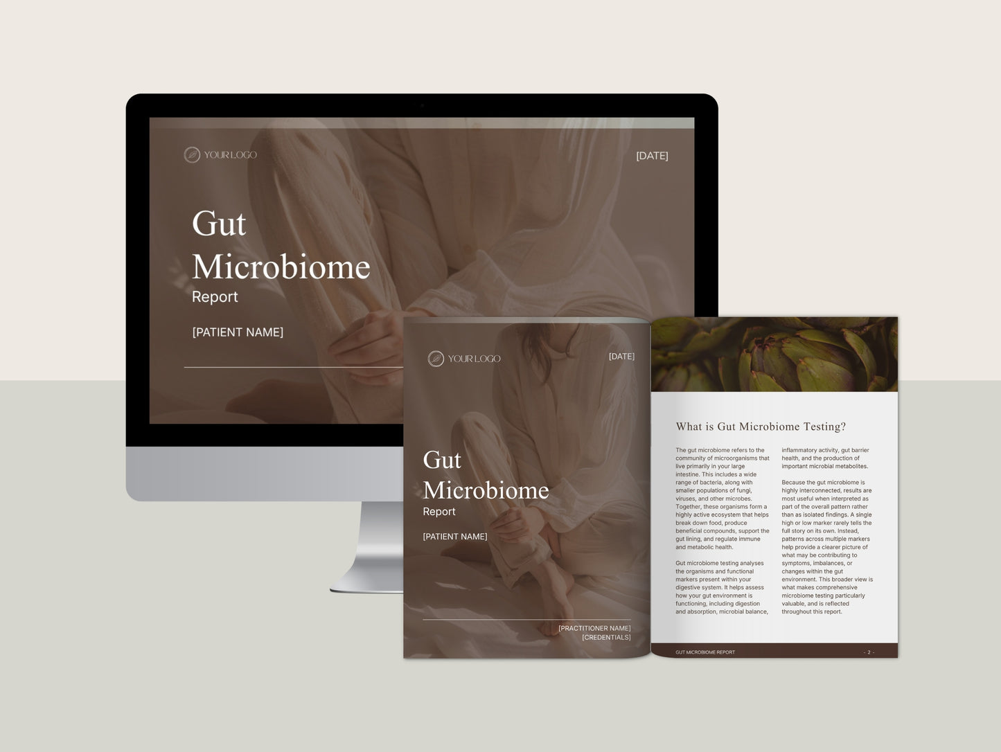 Gut Microbiome Testing Patient Report - Booklet & Presentation