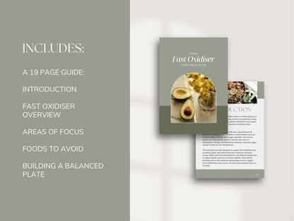 HTMA Fast Oxidiser Meal Plan