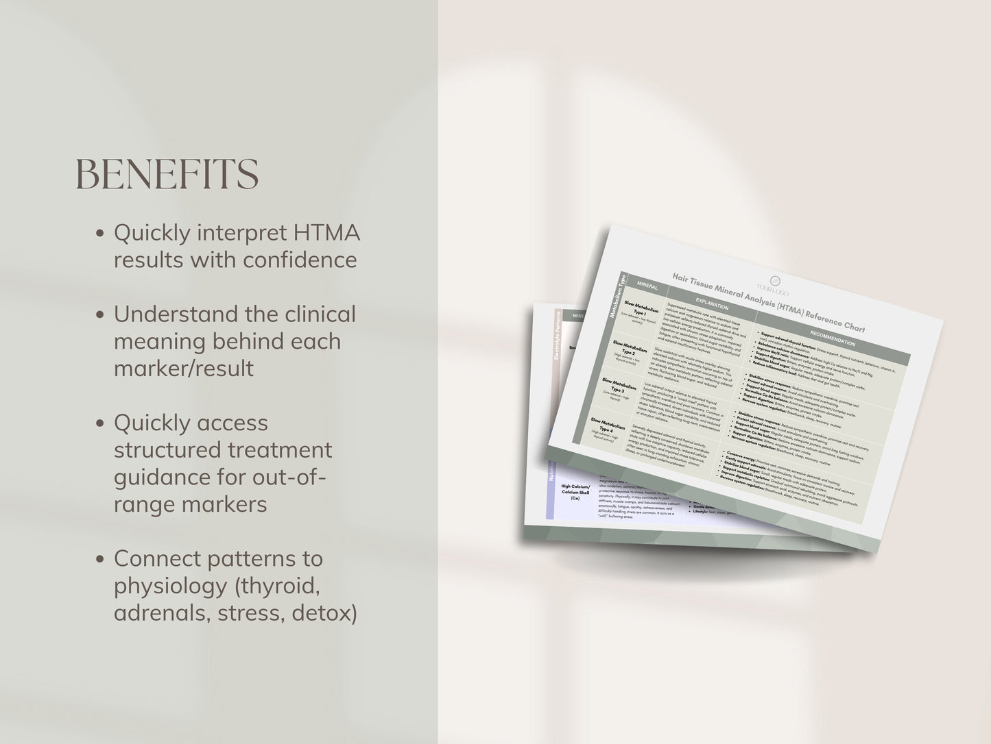 HTMA Clinical Reference Chart