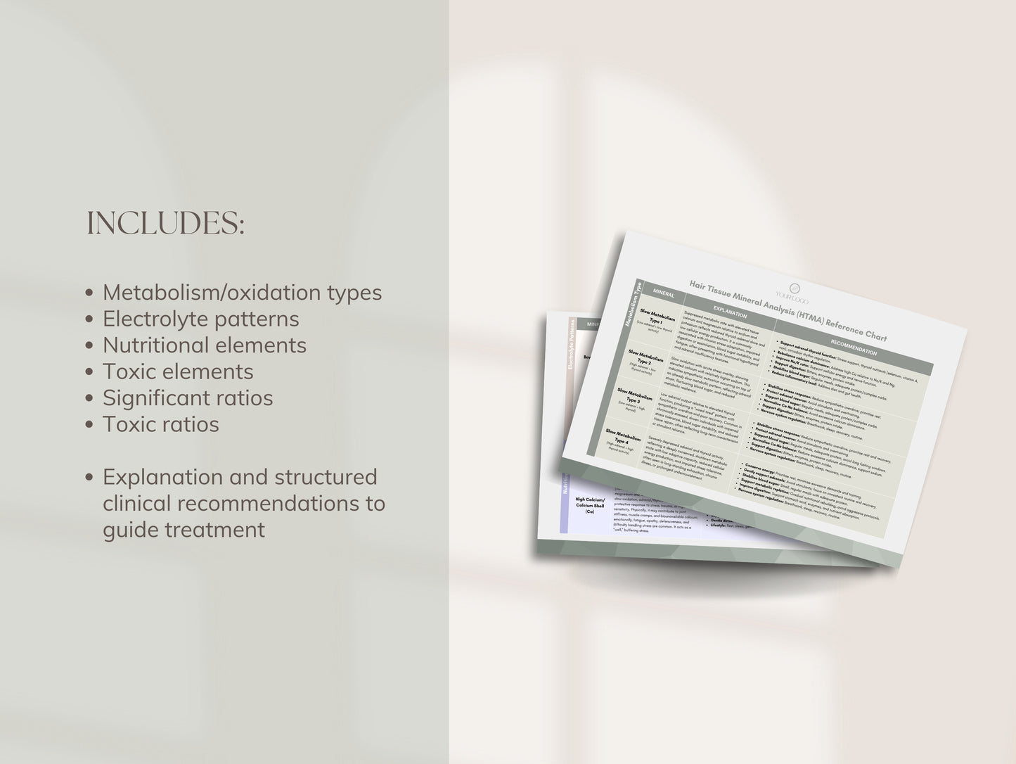 HTMA Clinical Reference Chart