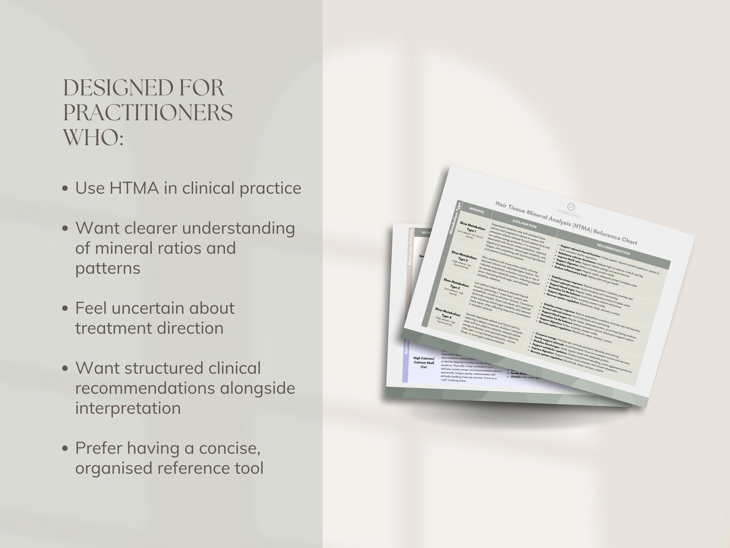 HTMA Clinical Reference Chart