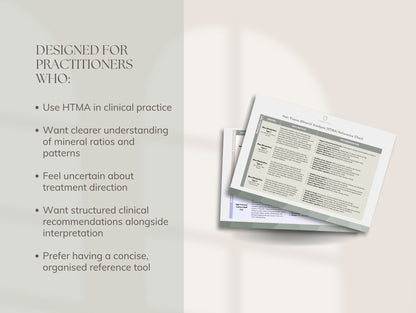 HTMA Clinical Reference Chart