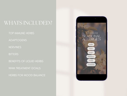 Herbal medicine Instagram content for holistic health professionals