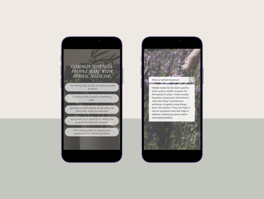 Herbal medicine Instagram reels for naturopaths and herbalists