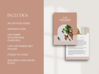 7 Day Low Histamine Meal Plan