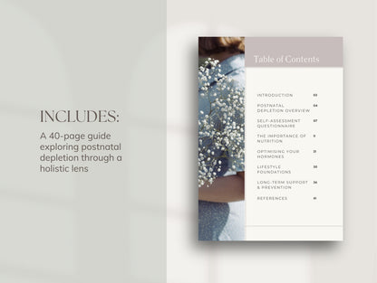 Postnatal Depletion Ebook
