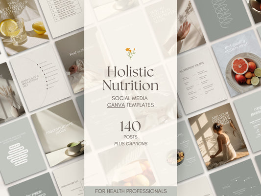 Nutrition Instagram templates for naturopaths and functional medicine practitioners