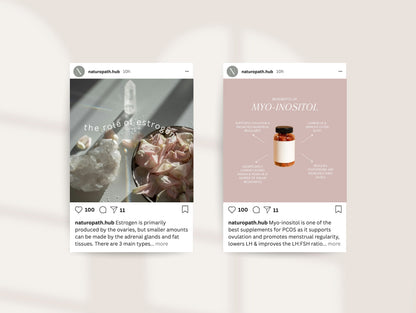 Hormone Instagram Canva Templates