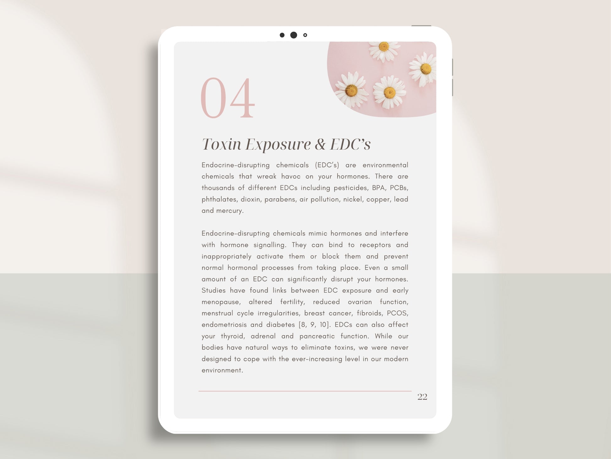 Editable hormone health management eBook for holistic practitioners