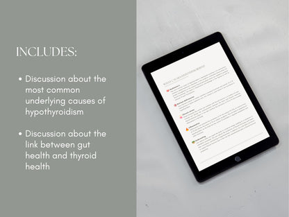 White-label hypothyroid guide for passive income and patient education