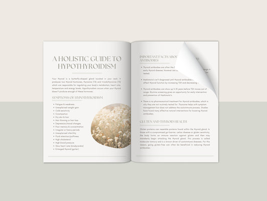 Hypothyroid patient booklet for naturopaths and functional medicine practitioners