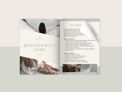 Iron deficiency patient handout for naturopaths and functional medicine practitioners