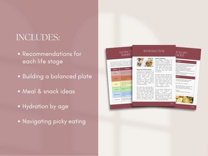 Kids Nutrition Booklet