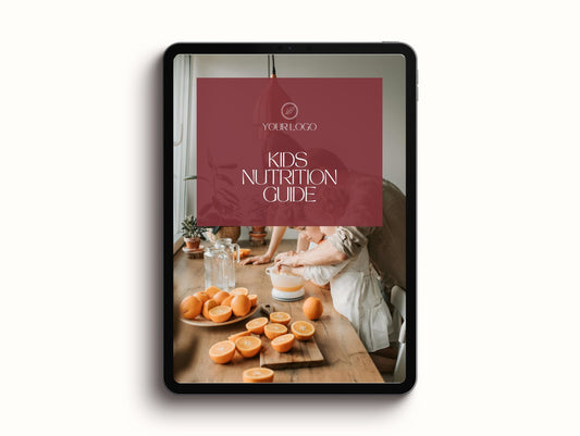 Kids Nutrition Booklet