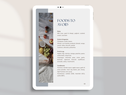 7 Day Low FODMAP Meal Plan