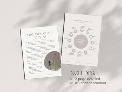 Done-for-you mast cell activation syndrome patient guide for holistic health professionals