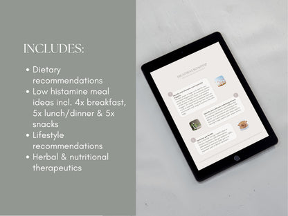 Canva MCAS patient booklet template for naturopaths and nutritionists