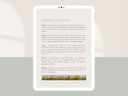 Client-ready MCAS patient booklet for holistic health practitioners