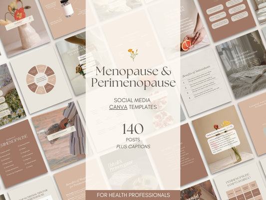 Perimenopause Instagram Canva Templates