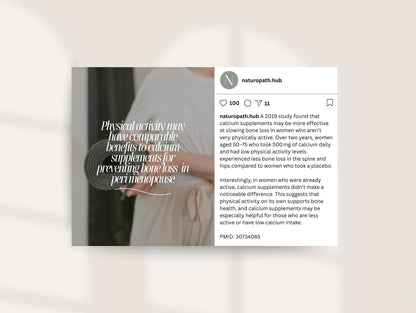 Perimenopause Instagram Canva Templates
