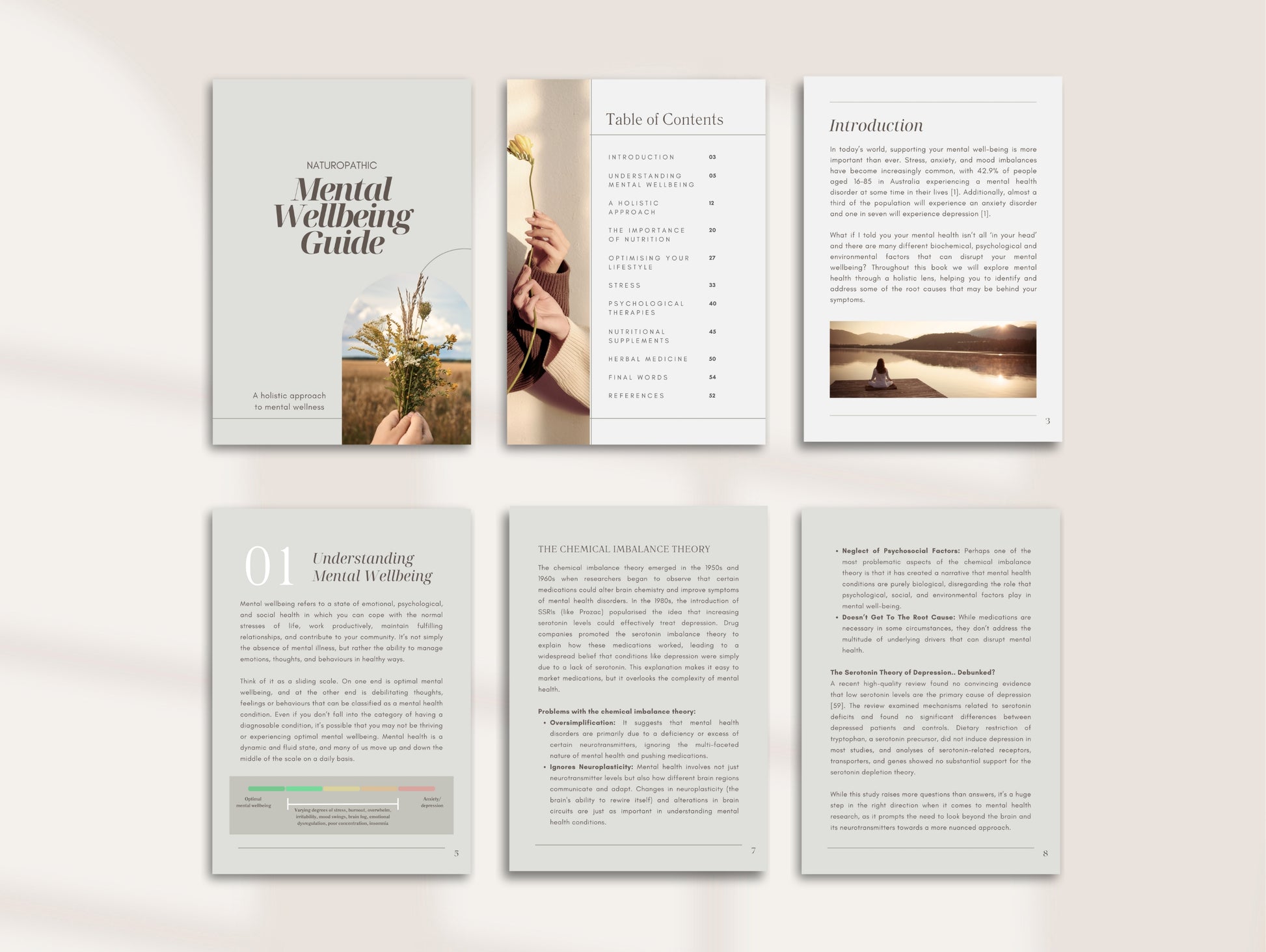 Anxiety and depression white-label eBook for holistic health professionals