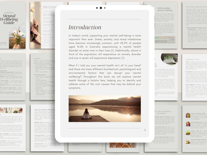 Editable white-label anxiety and depression mental health eBook