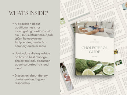 White-label cholesterol guide for passive income and patient education
