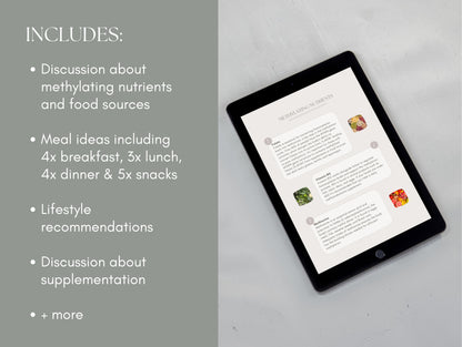 Canva Methylation/MTHFR patient booklet template for wellness professionals