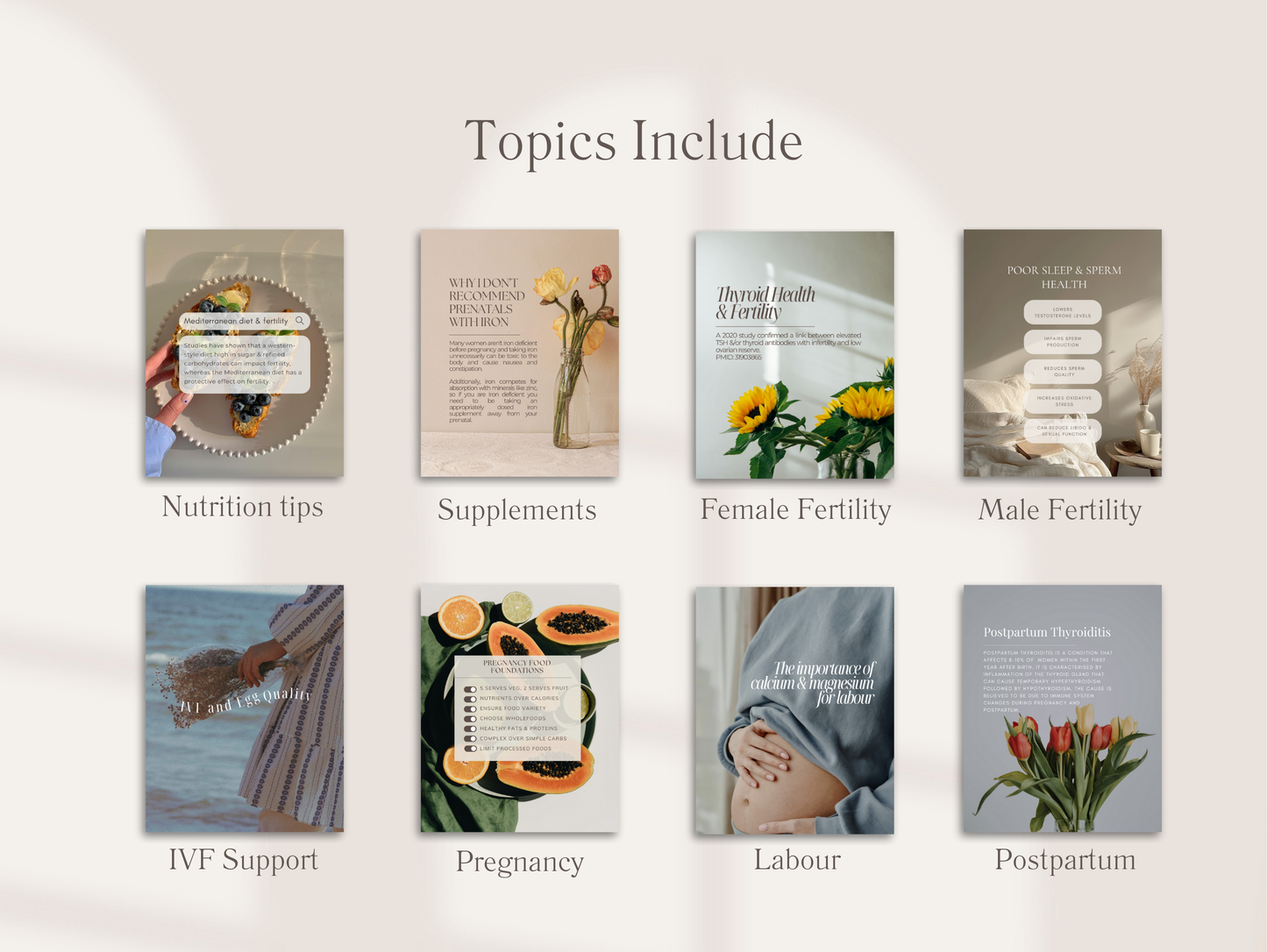 Fertility Instagram Canva Templates